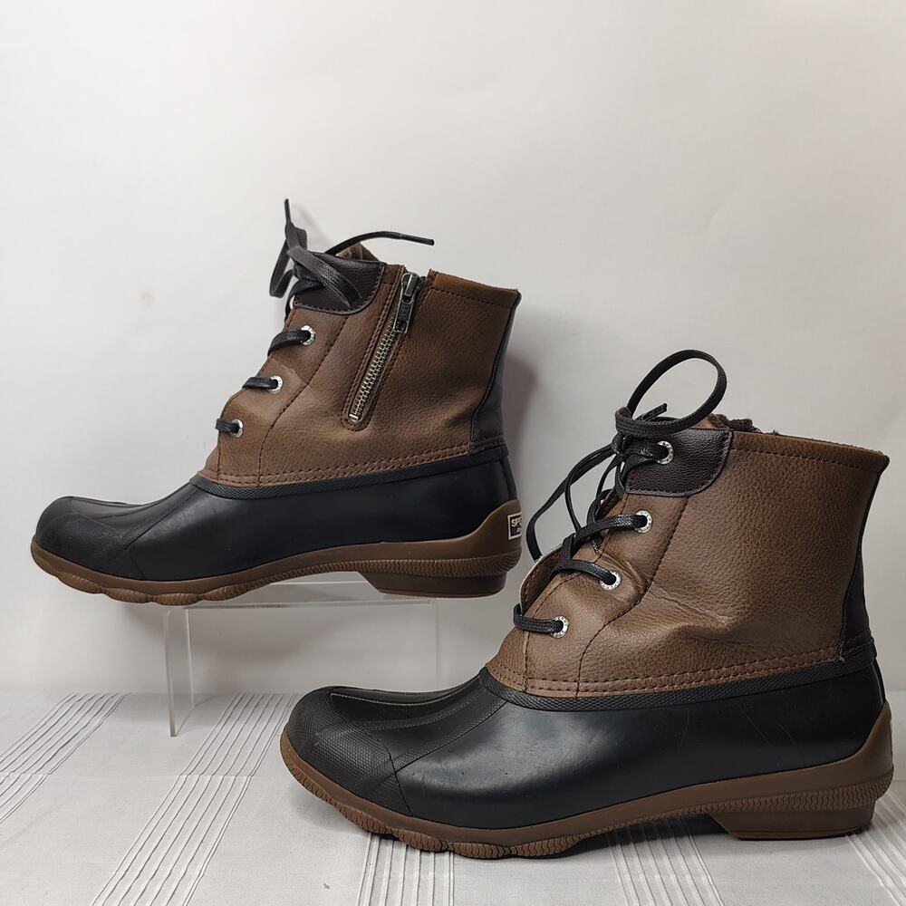 Sperry Top Sider Syren Gulf Duck Boots Women's Size 9M Brown Waterproof